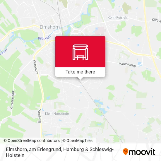 Карта Elmshorn, am Erlengrund