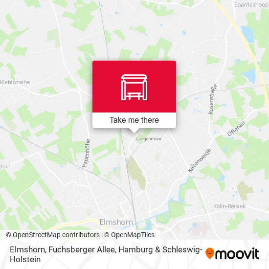 Карта Elmshorn, Fuchsberger Allee