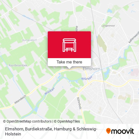 Elmshorn, Burdiekstraße map
