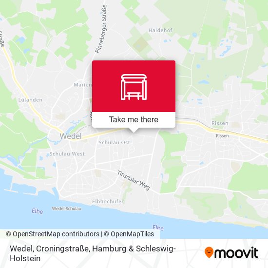 Wedel, Croningstraße map