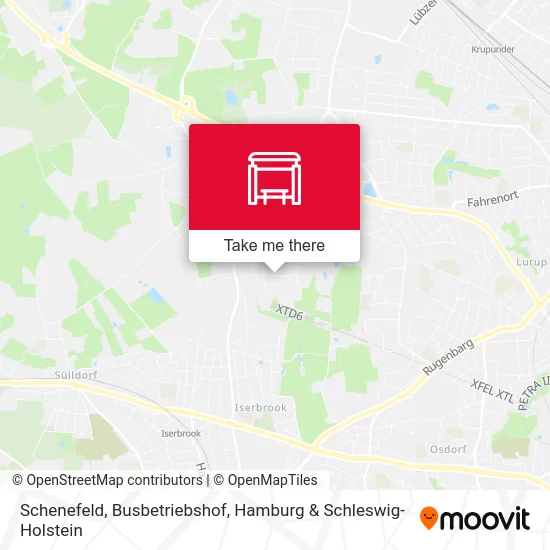 Карта Schenefeld, Busbetriebshof