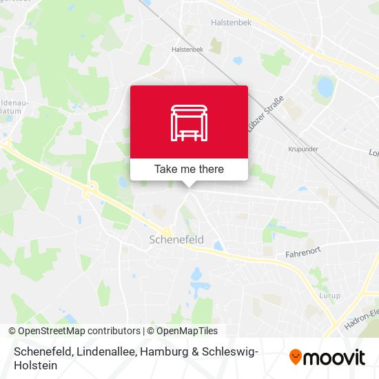 Schenefeld, Lindenallee map