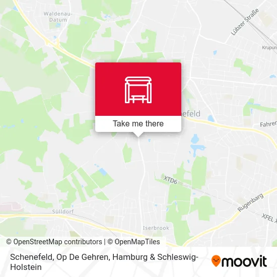 Карта Schenefeld, Op De Gehren