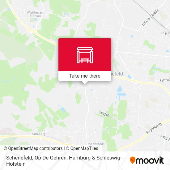 Карта Schenefeld, Op De Gehren