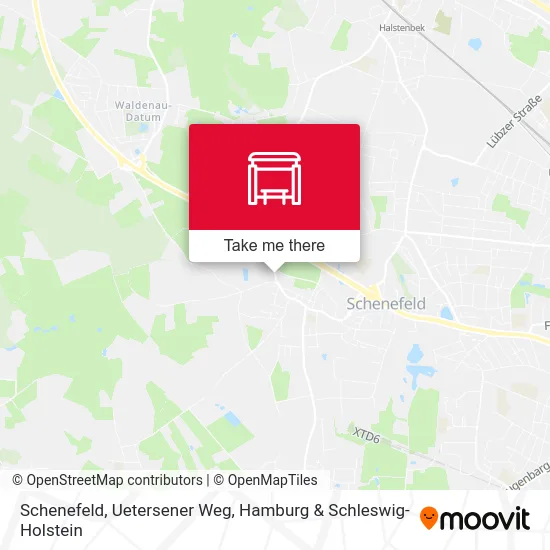 Карта Schenefeld, Uetersener Weg