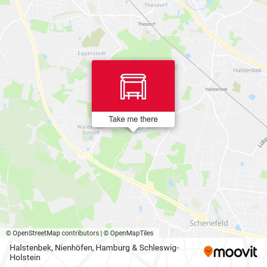 Halstenbek, Nienhöfen map