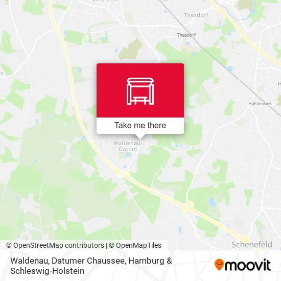 Карта Waldenau, Datumer Chaussee