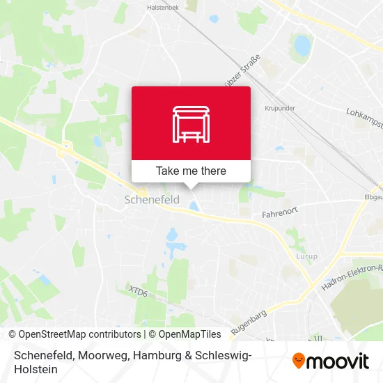 Карта Schenefeld, Moorweg