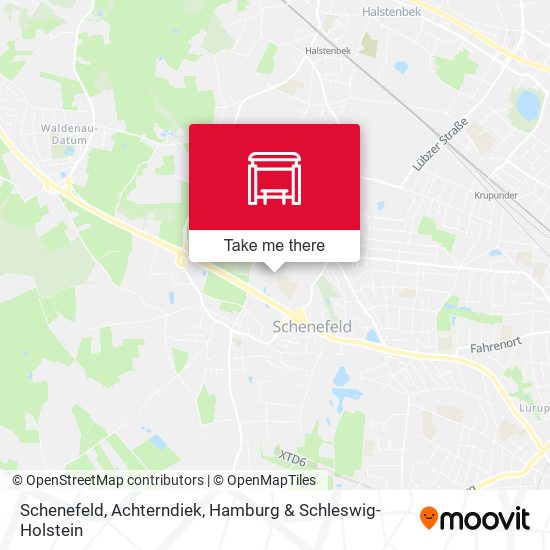 Schenefeld, Achterndiek map