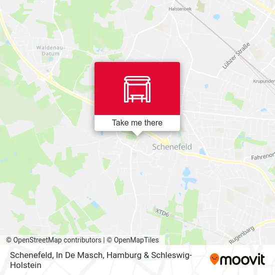 Карта Schenefeld, In De Masch