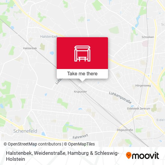 Halstenbek, Weidenstraße map
