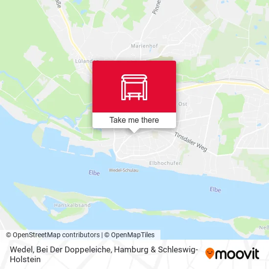 Карта Wedel, Bei Der Doppeleiche