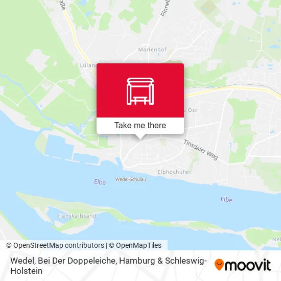 Карта Wedel, Bei Der Doppeleiche