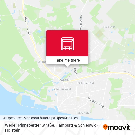 Карта Wedel, Pinneberger Straße
