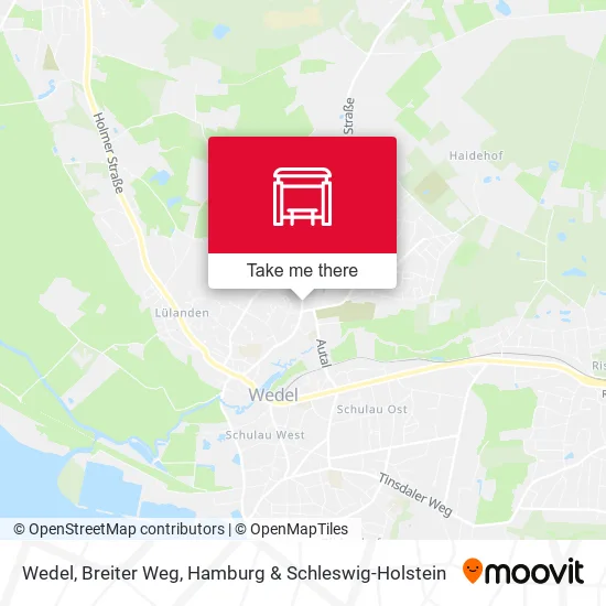Карта Wedel, Breiter Weg