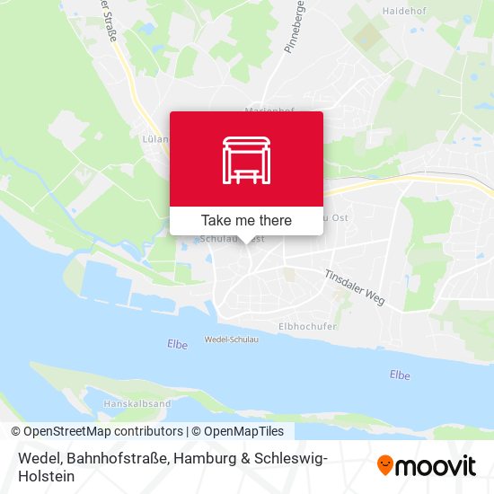 Wedel, Bahnhofstraße map
