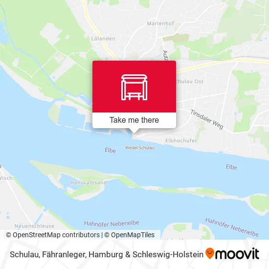 Карта Schulau, Fähranleger