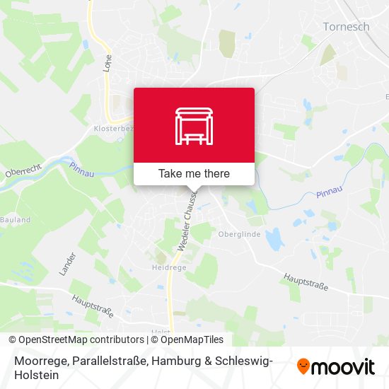 Moorrege, Parallelstraße map