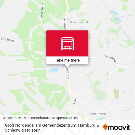Groß Nordende, am Gemeindezentrum map