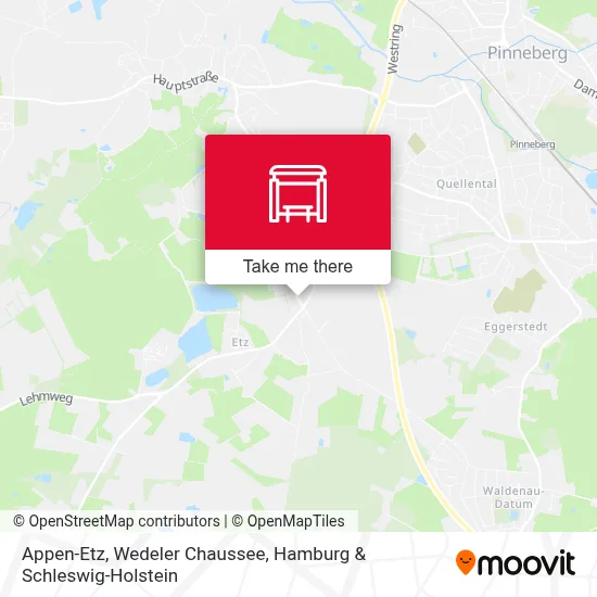 Appen-Etz, Wedeler Chaussee map