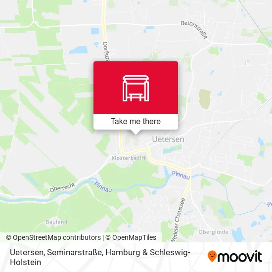 Карта Uetersen, Seminarstraße