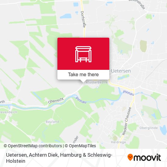 Uetersen, Achtern Diek map