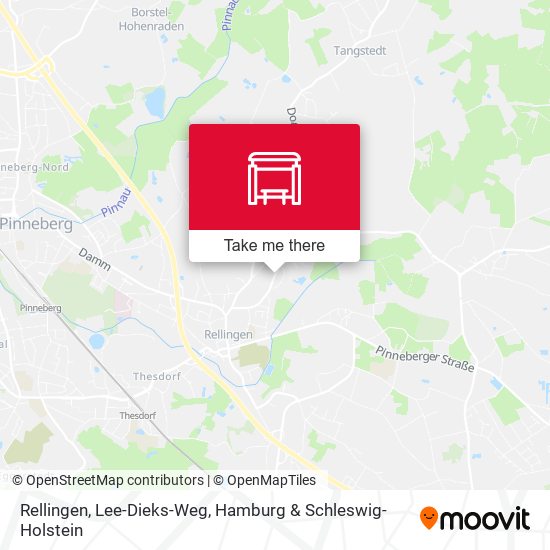 Rellingen, Lee-Dieks-Weg map