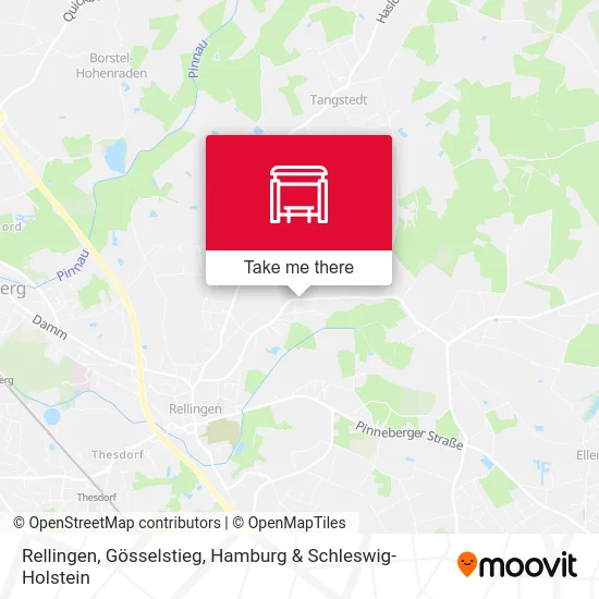 Rellingen, Gösselstieg map