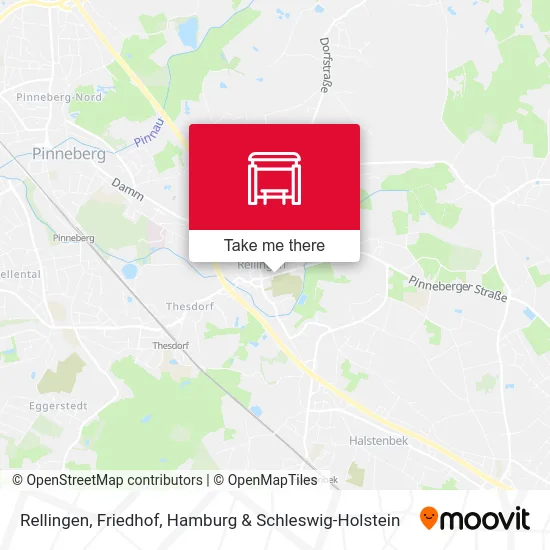 Rellingen, Friedhof map