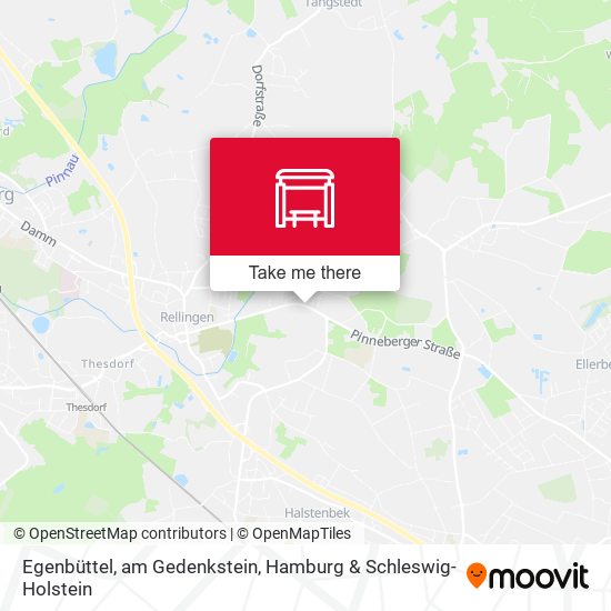 Egenbüttel, am Gedenkstein map