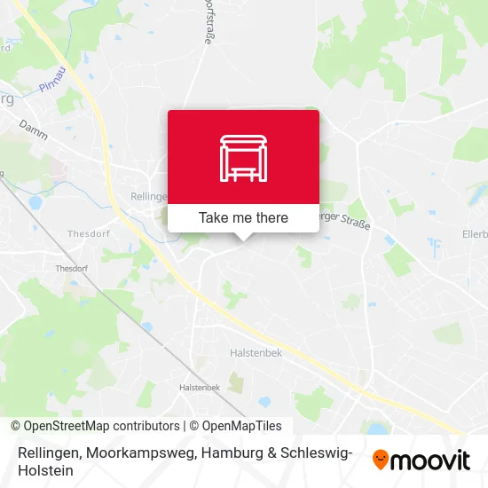 Rellingen, Moorkampsweg map
