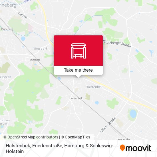 Halstenbek, Friedenstraße map