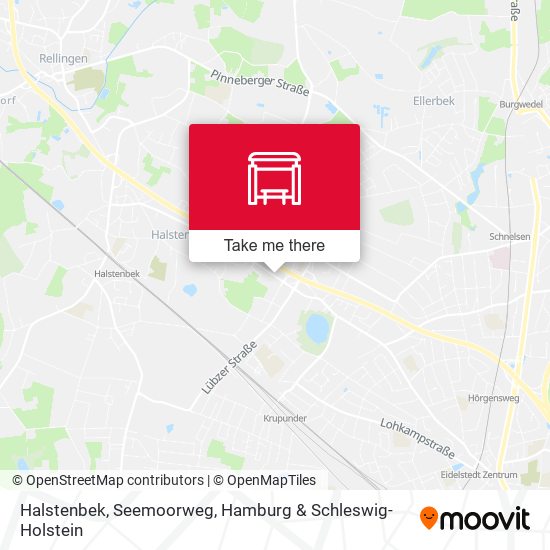 Halstenbek, Seemoorweg map