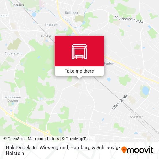 Halstenbek, Im Wiesengrund map