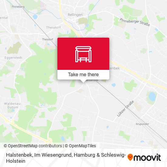 Halstenbek, Im Wiesengrund map