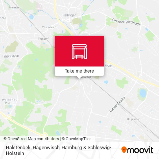 Карта Halstenbek, Hagenwisch