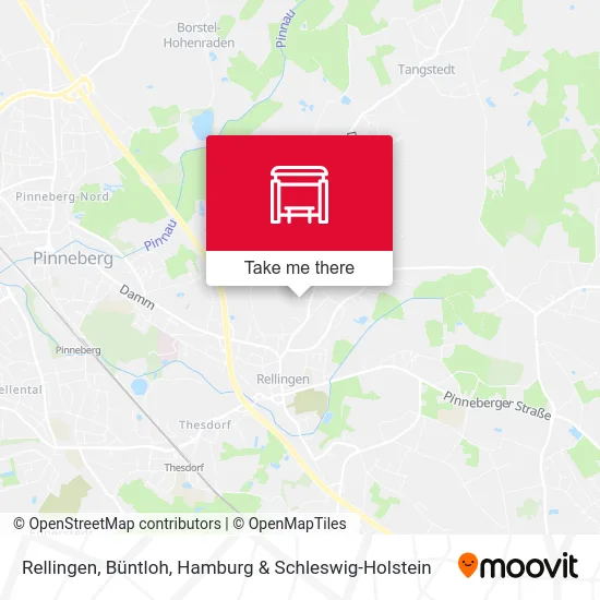 Rellingen, Büntloh map