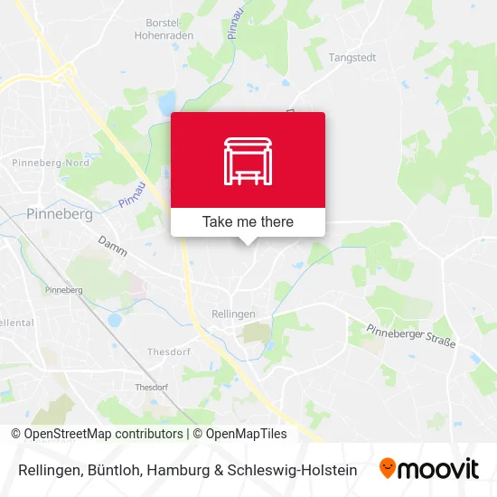 Rellingen, Büntloh map