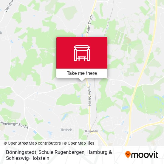 Bönningstedt, Schule Rugenbergen map