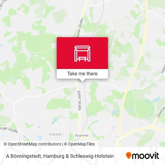 Карта A Bönningstedt