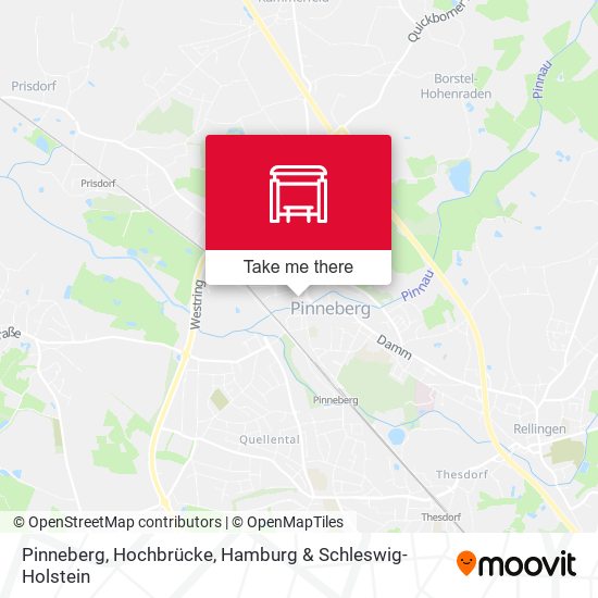 Pinneberg, Hochbrücke map
