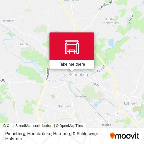 Pinneberg, Hochbrücke map