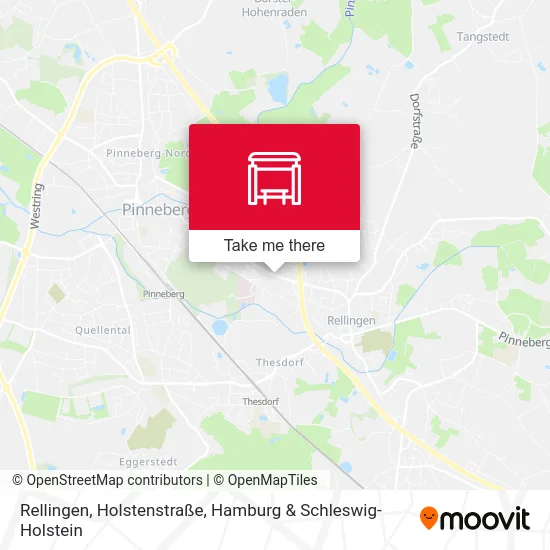 Rellingen, Holstenstraße map