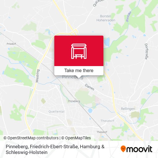 Pinneberg, Friedrich-Ebert-Straße map