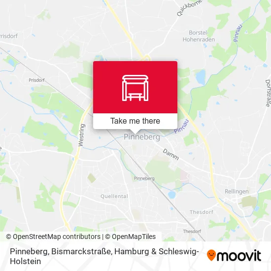 Карта Pinneberg, Bismarckstraße
