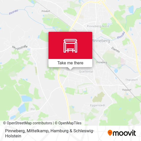 Карта Pinneberg, Mittelkamp