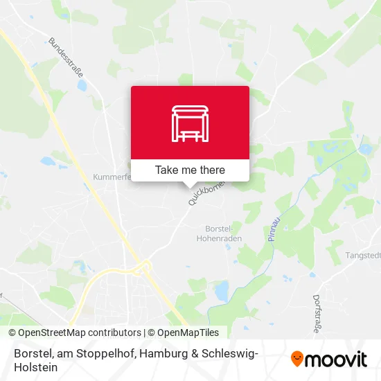 Карта Borstel, am Stoppelhof