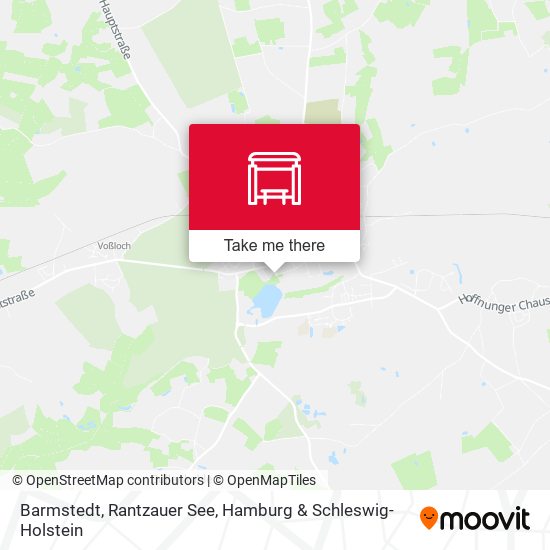 Barmstedt, Rantzauer See map