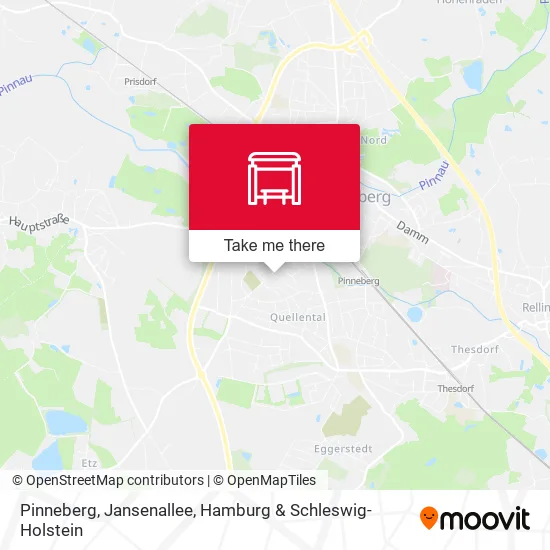 Карта Pinneberg, Jansenallee