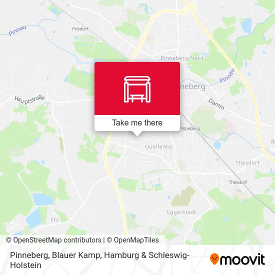 Карта Pinneberg, Blauer Kamp